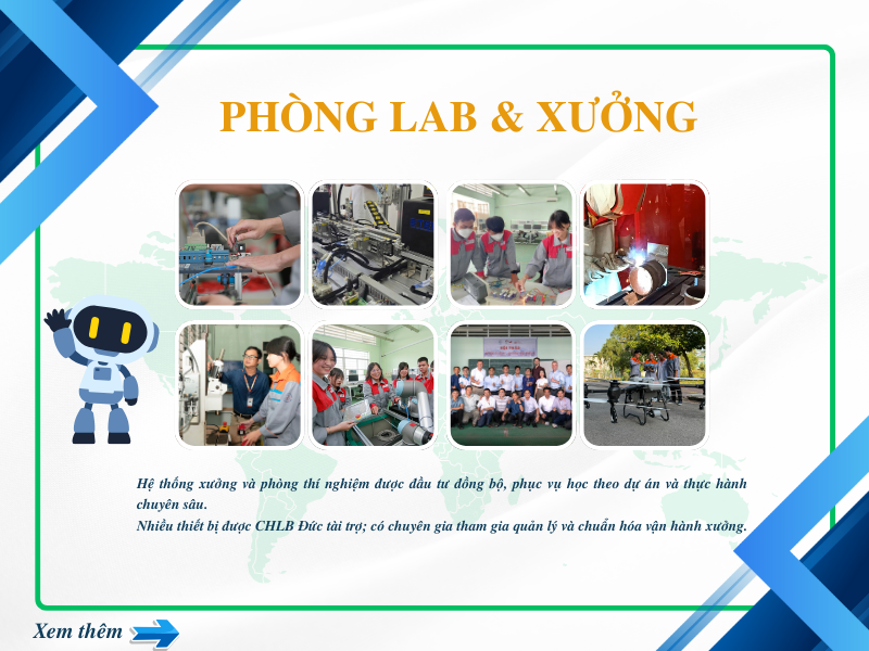 Phòng Lab & Xưởng Thực hành