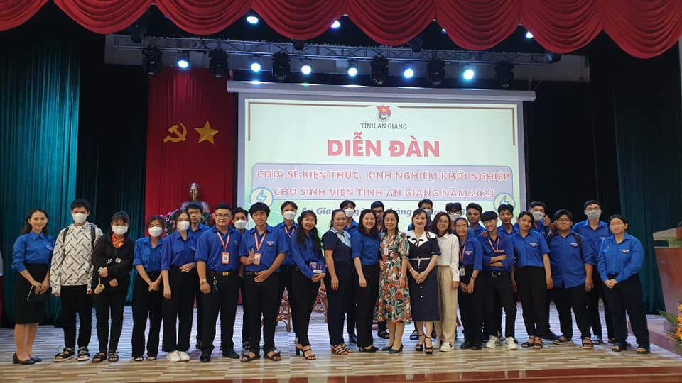 ĐOÀN TRƯỜNG CAO ĐẲNG NGHỀ AN GIANG TỔ CHỨC DIỄN ĐÀN CHIA SẺ, KIẾN THỨC, KINH NGHIỆM KHỞI NGHIỆP CHO HỌC SINH, SINH VIÊN NĂM 2023