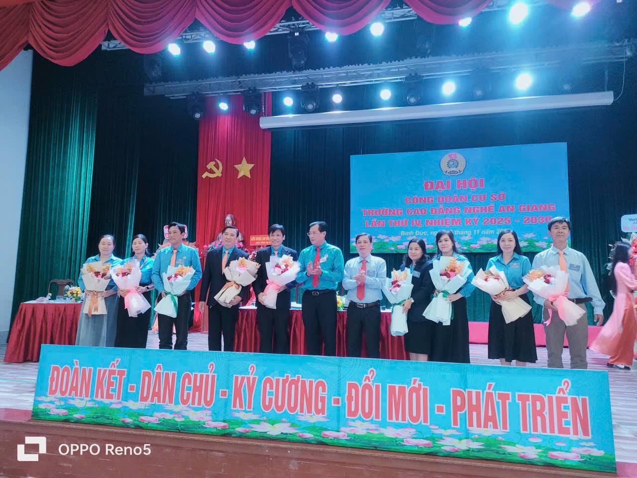 Đại hội đại biểu Công đoàn cơ sở Trường Cao đẳng nghề An Giang lần thứ  IV, nhiệm kỳ 2025 - 2030