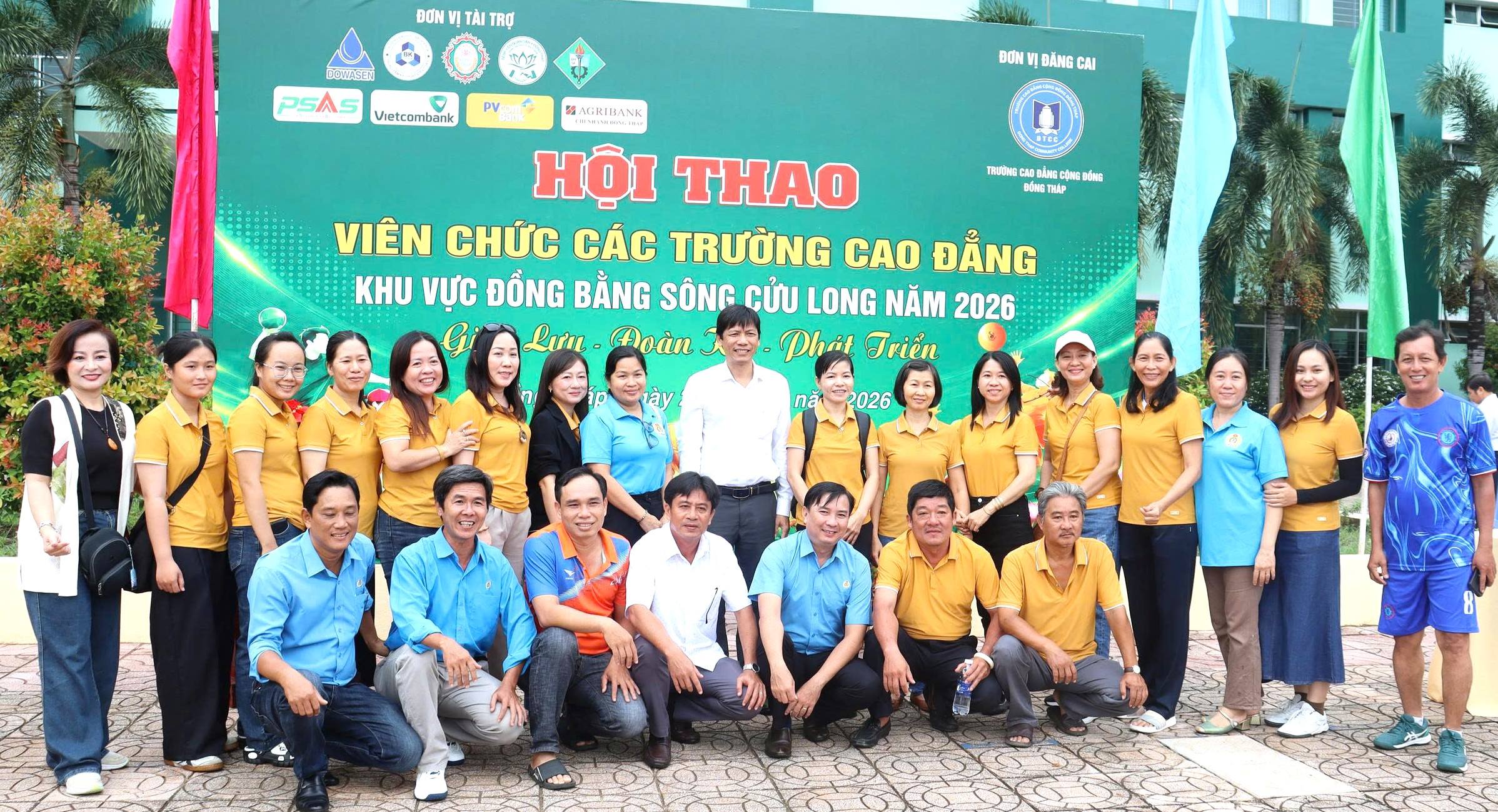 Đoàn vận động viên Trường Cao đẳng nghề An Giang tham gia Hội thao năm 2026