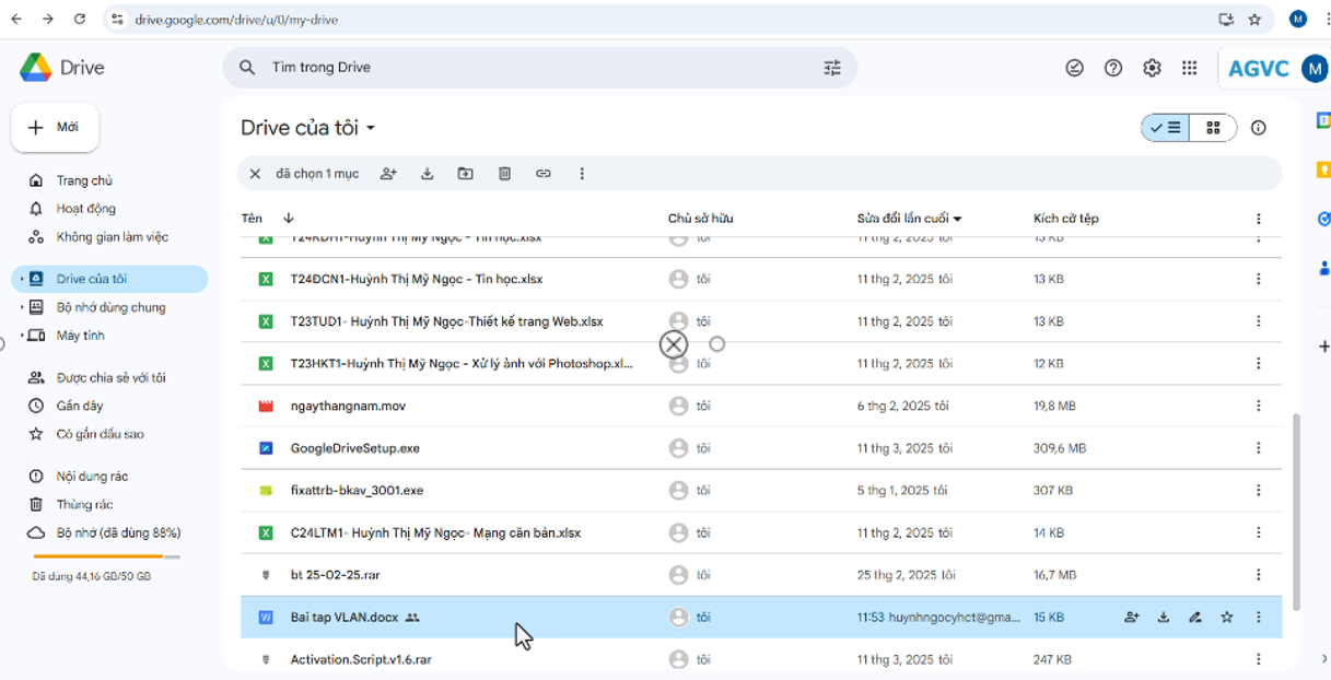 Hướng dẫn khôi phục phiên bản cũ trong google docs