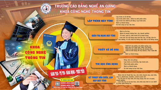 Giới thiệu các nghề tại Khoa Công Nghệ Thông Tin Trường Cao Đẳng Nghề An Giang