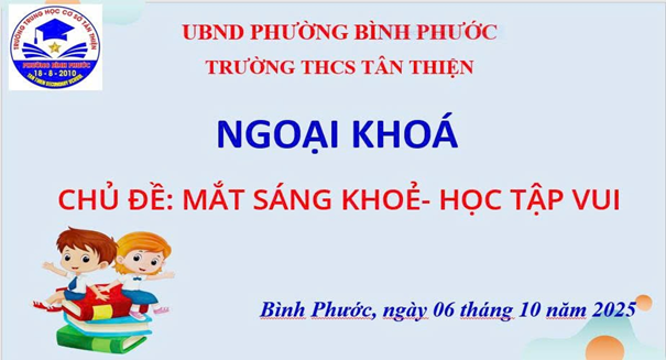 BẢO VỆ ĐÔI MẮT – KHỞI ĐẦU CHO NHỮNG GIỜ HỌC  TRÀN ĐẦY NĂNG LƯỢNG