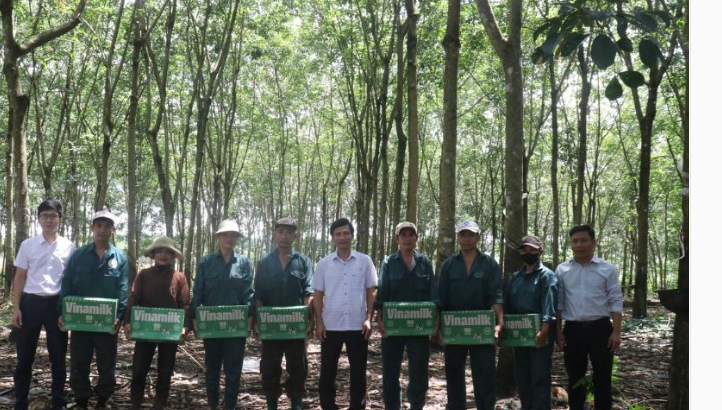 Tiếp sức công nhân khai thác cao su – Quyết tâm bứt phá về đích năm 2025