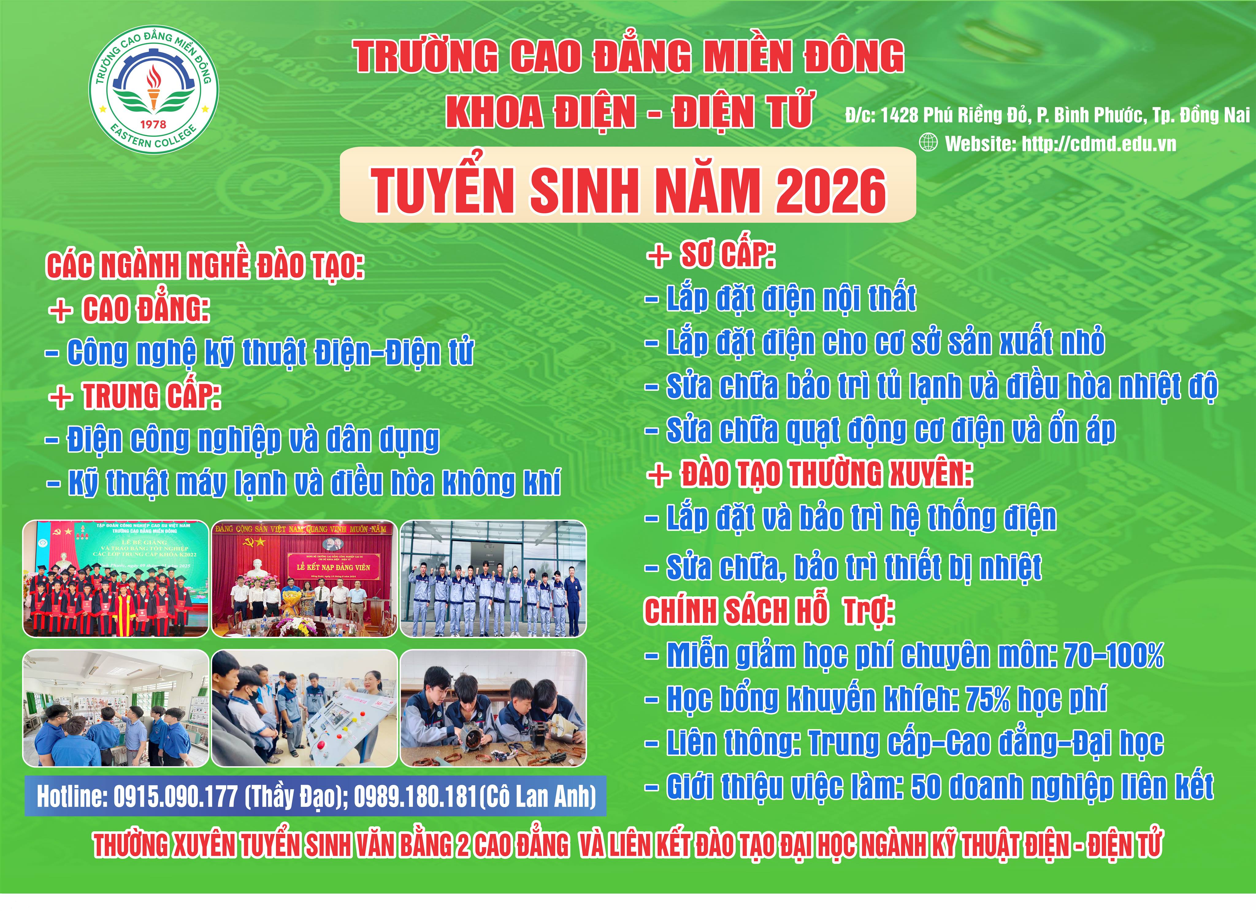NGÀNH CÔNG NGHỆ KỸ THUẬT ĐIỆN – ĐIỆN TỬ  LỰA CHỌN VỮNG CHẮC CHO TƯƠNG LAI TRONG THỜI CHUYỂN ĐỔI SỐ VÀ CÔNG NGHỆ 4.0