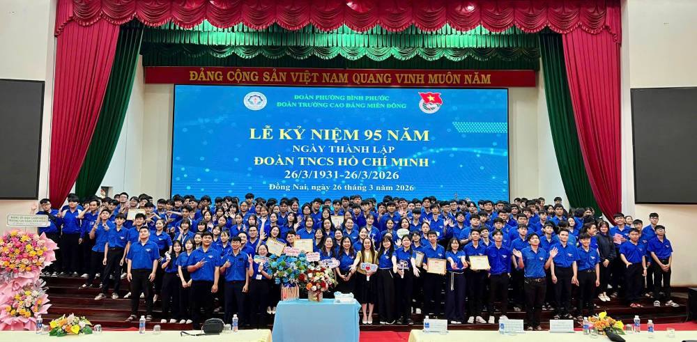 Sôi nổi Ngày hội Thanh niên 26/3:  Tuổi trẻ Trường Cao đẳng Miền Đông khát vọng cống hiến