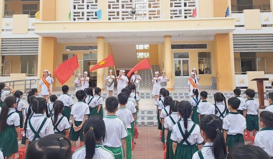 Liên đội Trường Tiểu học Cái Nước 1: Sôi nổi các hoạt động "Thiếu nhi vui khỏe - Tiến bước lên đoàn".