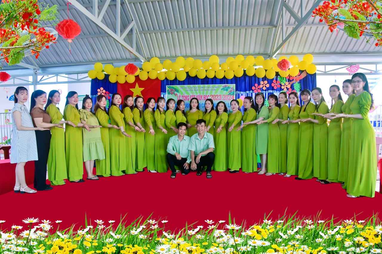 Trường Mầm non Đông Thới thông báo tuyển sinh