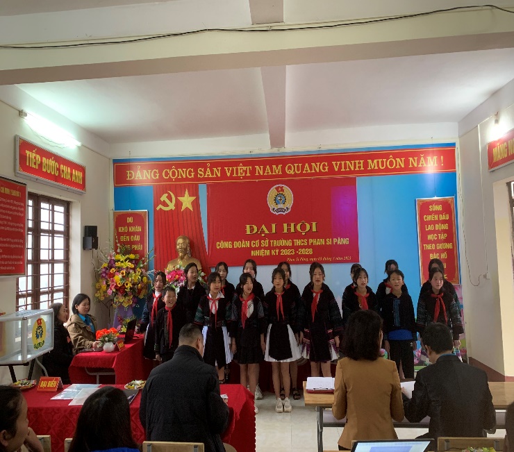 ĐẠI HỘI CÔNG ĐOÀN TRƯỜNG THCS PHAN SI PĂNG (Nhiệm kỳ 2023 – 2028)