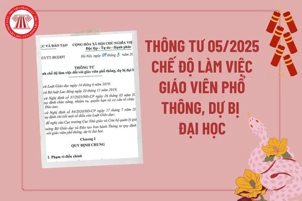 Thông tư 05/2025/BGDĐT