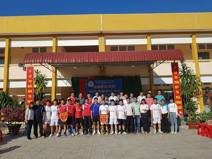 THPT NGUYỄN THÁI BÌNH GIAO LƯU THỂ THAO MỪNG ĐẢNG QUANG VINH, MỪNG XUÂN MẬU TUẤT 2018