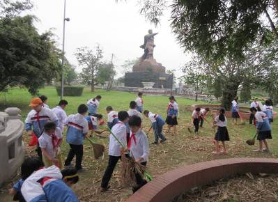 Một số hoạt động của các em trường Tiểu học Cát Bi
