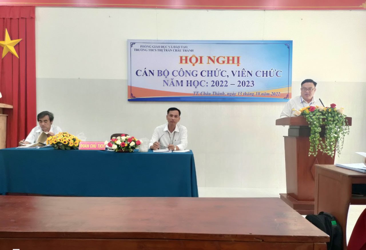 ĐẠI HỘI CÁN BỘ CÔNG CHỨC VIÊN CHỨC 2022 - 2023