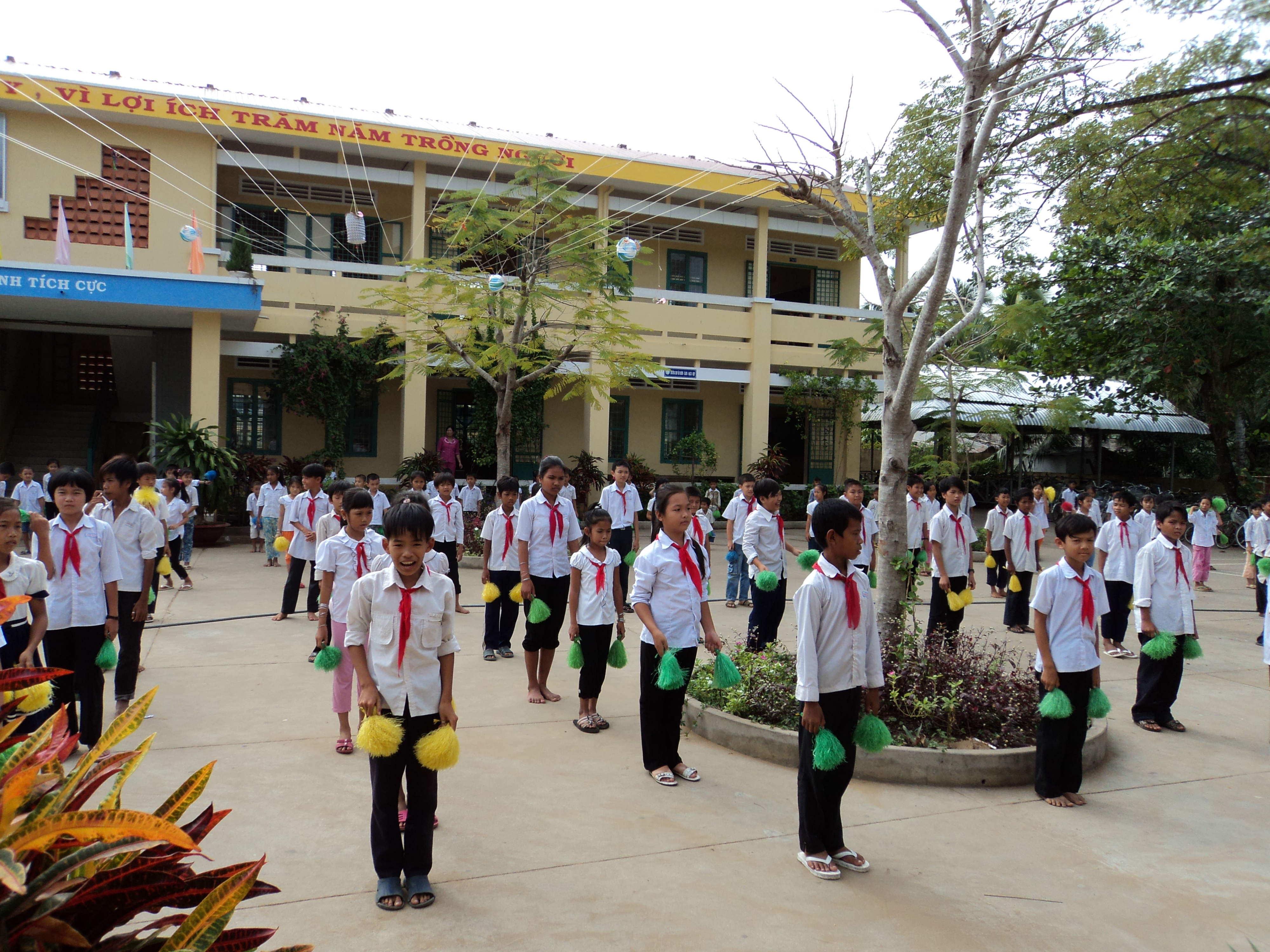 Một số hình ảnh trường Tiểu học Phước Hảo A