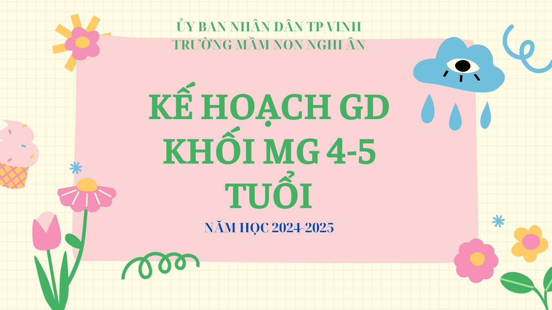 Kế hoạch GD chủ đề Nước - Hiện tượng tự nhiên